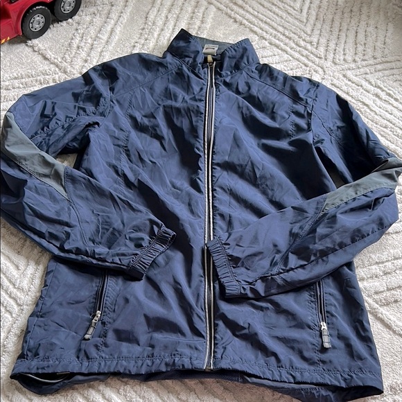 Alo Navy Blue Windbreaker Jacket - Picture 1 of 2